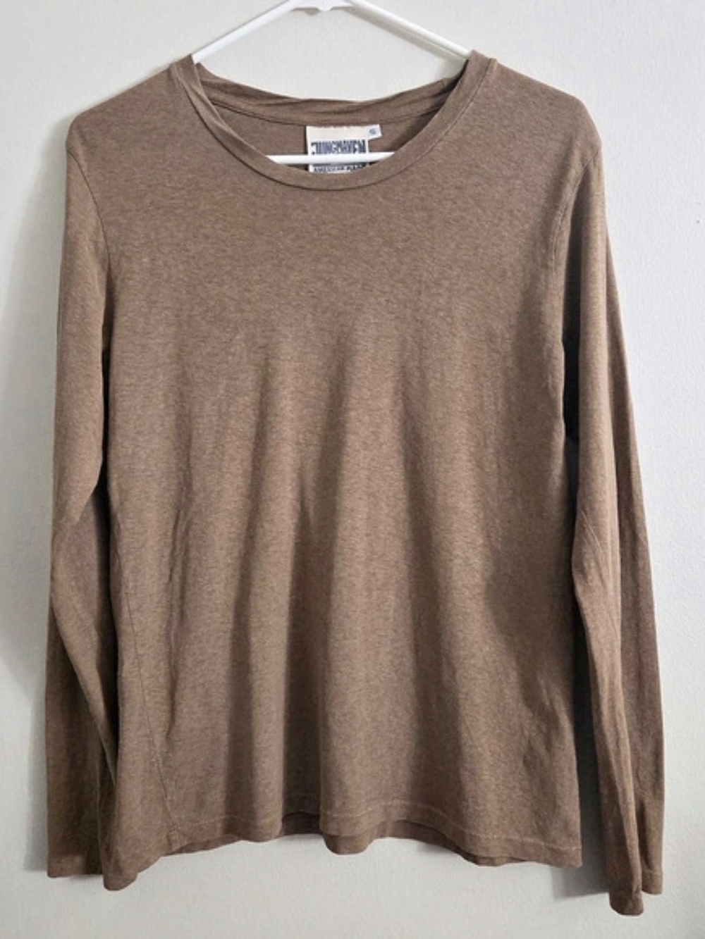 Jungmaven Heathered Encanto Long Sleeve Tee, Size Small